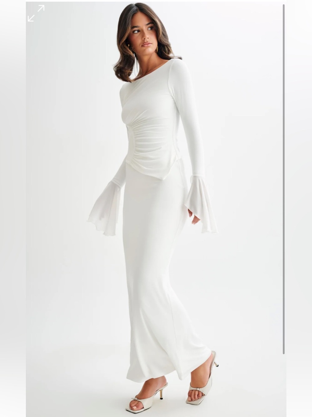 Meshki Bruna Slinky Maxi Skirt